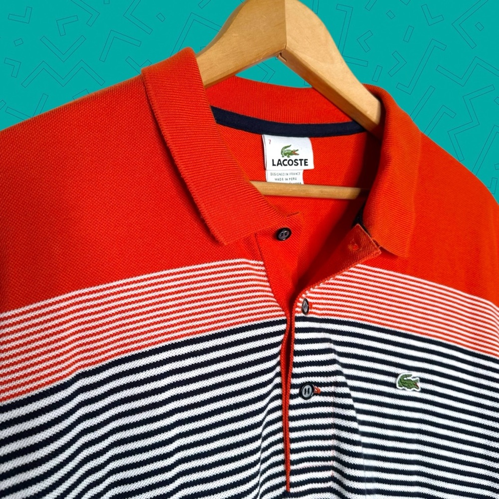 Lacoste Striped Polo Shirt